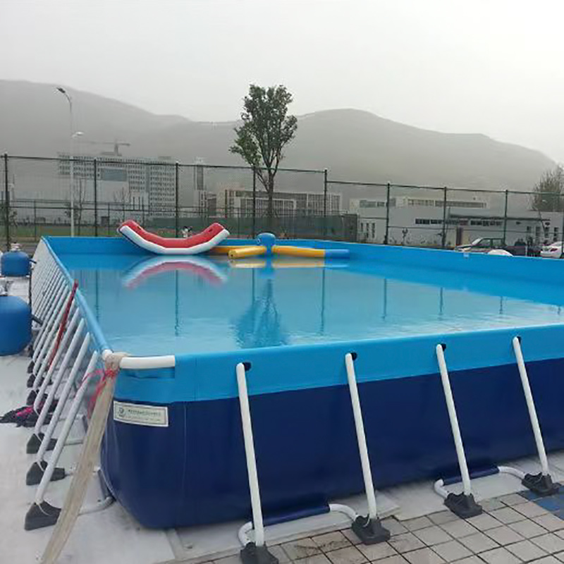 Țesătură de poliester acoperită cu PVC pentru piscină supraterană cu cadru metalic