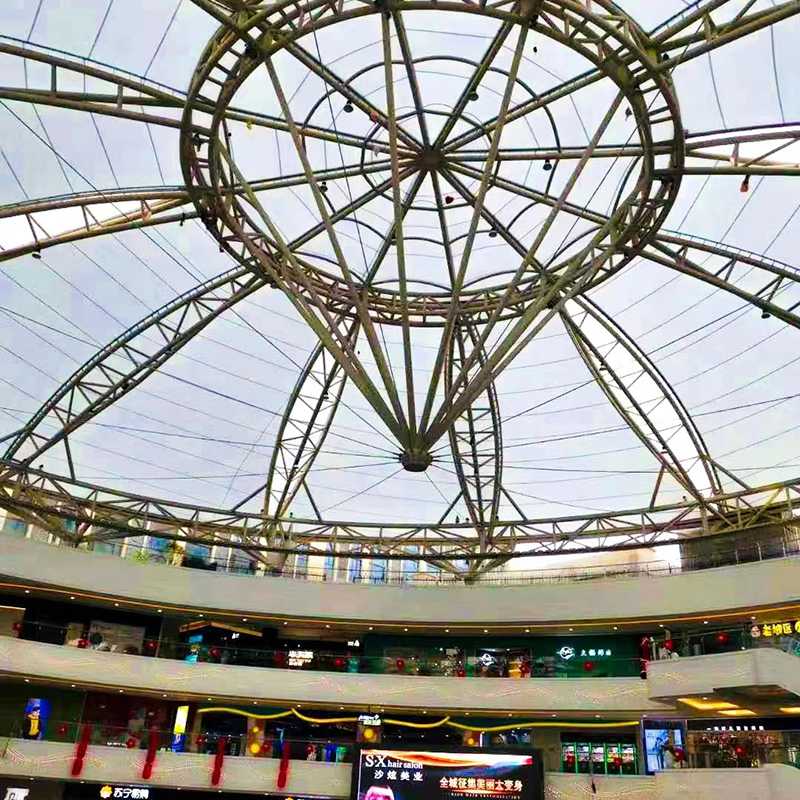 Structura membranei de tracțiune ETFE