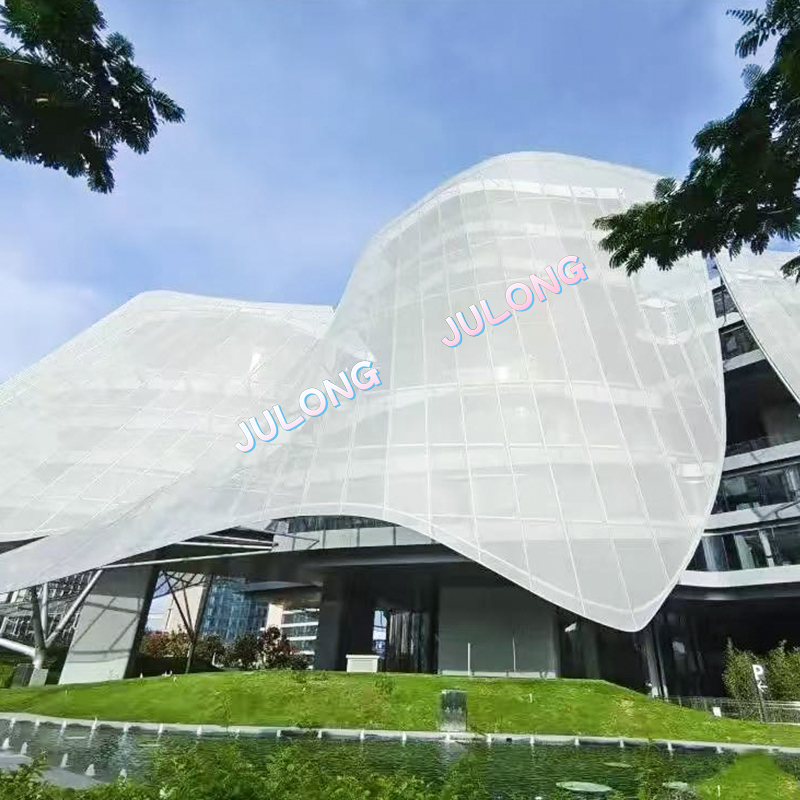 Țesătură de plasă din PVC de 400g pentru decorarea clădirilor de perete exterior